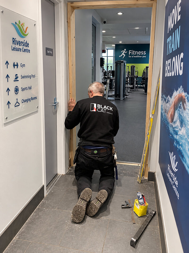 Fire door installation 2