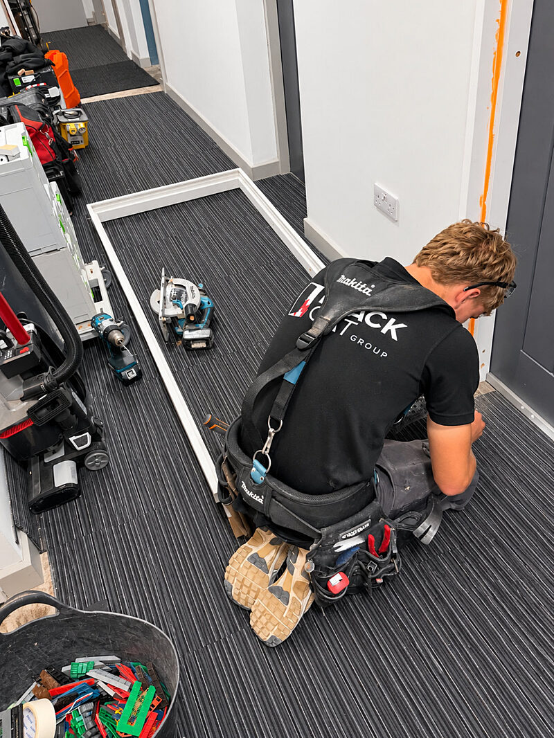 Fire door installation 4