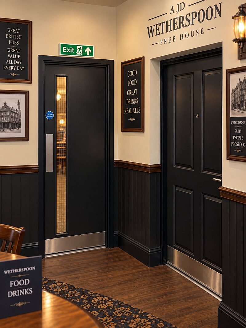 Fire door installation 6
